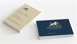 Business Card Design by mint for Law Office of Alexander F. Harper | Design: #5843358