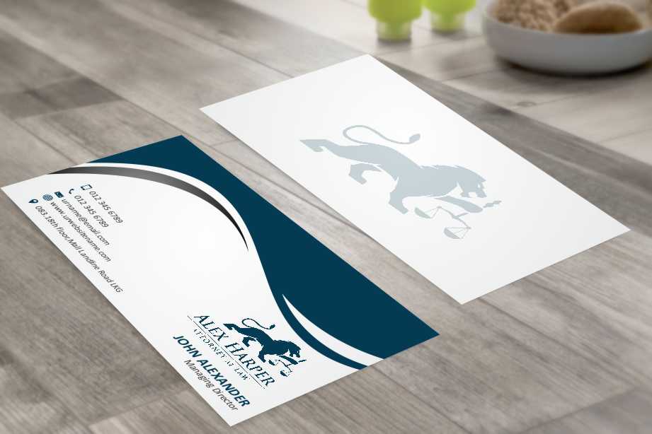 Business Card Design by szabist for Law Office of Alexander F. Harper | Design #5843156