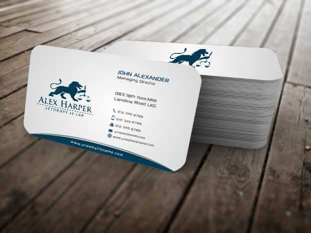 Business Card Design by szabist for Law Office of Alexander F. Harper | Design #5843158