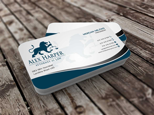 Business Card Design by szabist for Law Office of Alexander F. Harper | Design: #5843163