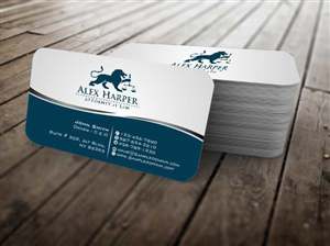 Business Card Design by szabist for Law Office of Alexander F. Harper | Design: #5843165