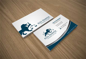 Business Card Design by szabist for Law Office of Alexander F. Harper | Design: #5843167