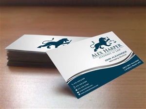 Business Card Design by szabist for Law Office of Alexander F. Harper | Design: #5843168