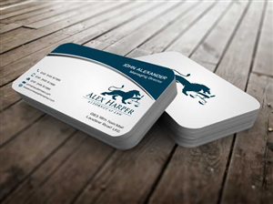 Business Card Design by szabist for Law Office of Alexander F. Harper | Design: #5843171