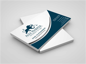 Business Card Design by szabist for Law Office of Alexander F. Harper | Design: #5843172