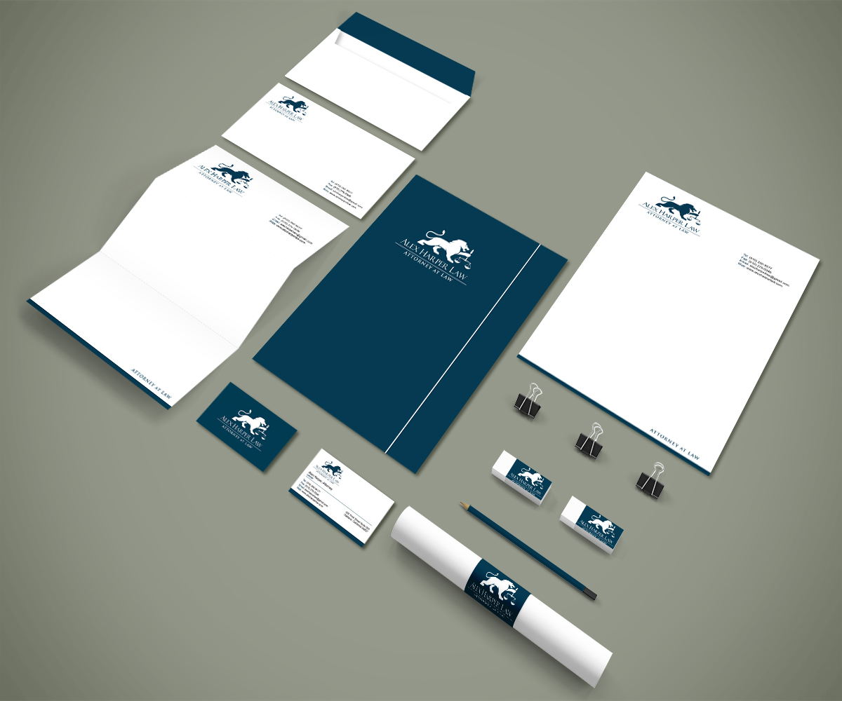 Business Card Design by Stylez Designz for Law Office of Alexander F. Harper | Design: #4921678