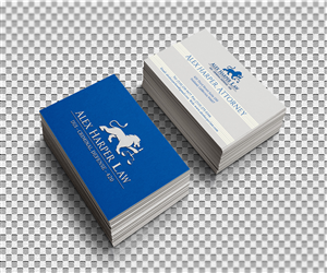 Business Card Design by JK18 for Law Office of Alexander F. Harper | Design: #4894291