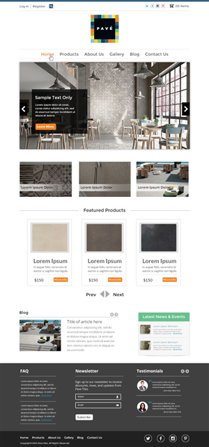 Wordpress Design by CoolDesignz for Wicked Web Design | Design: #4639709
