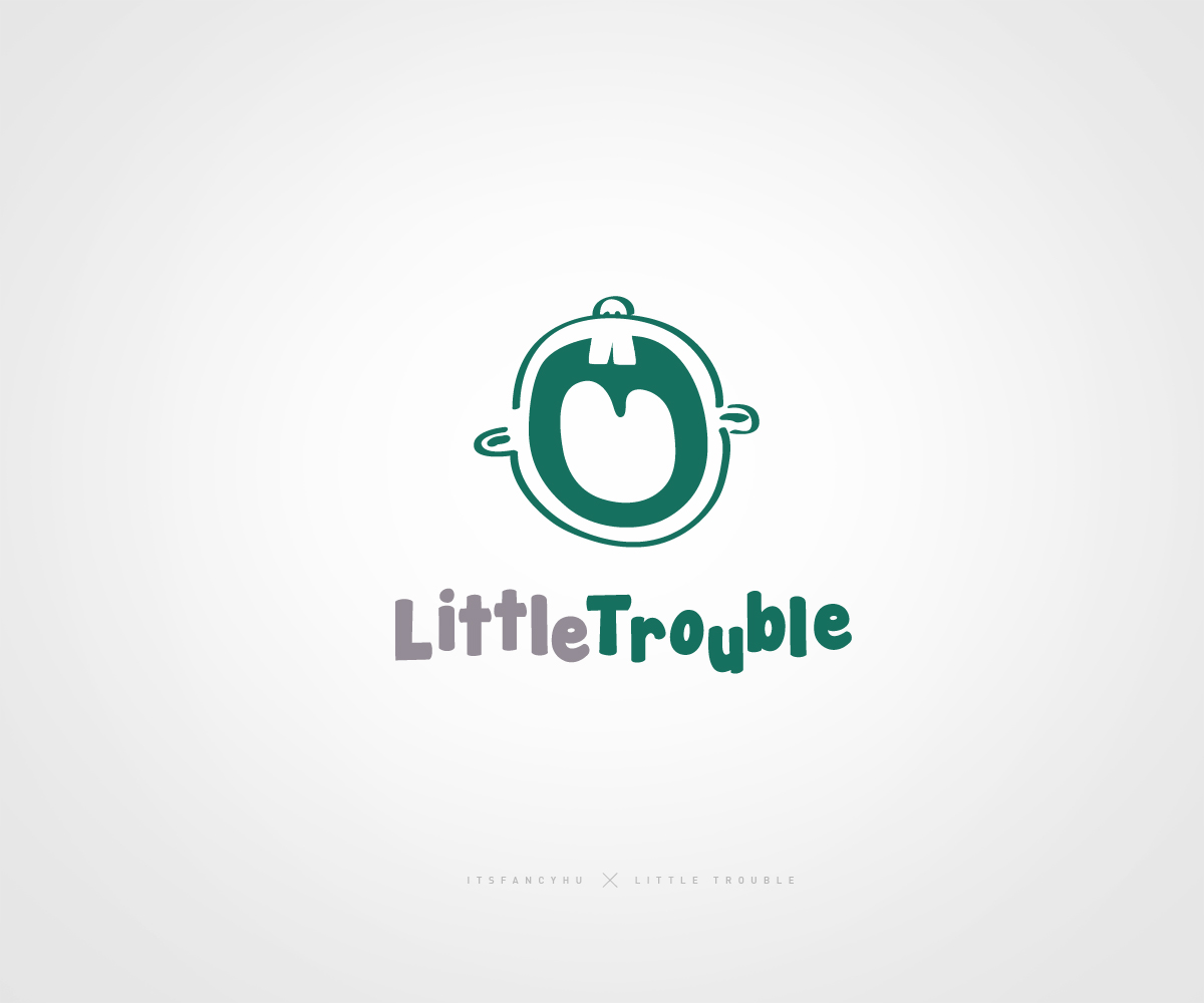 Logo Design by It'sFancy for Little Trouble | Design #1346570