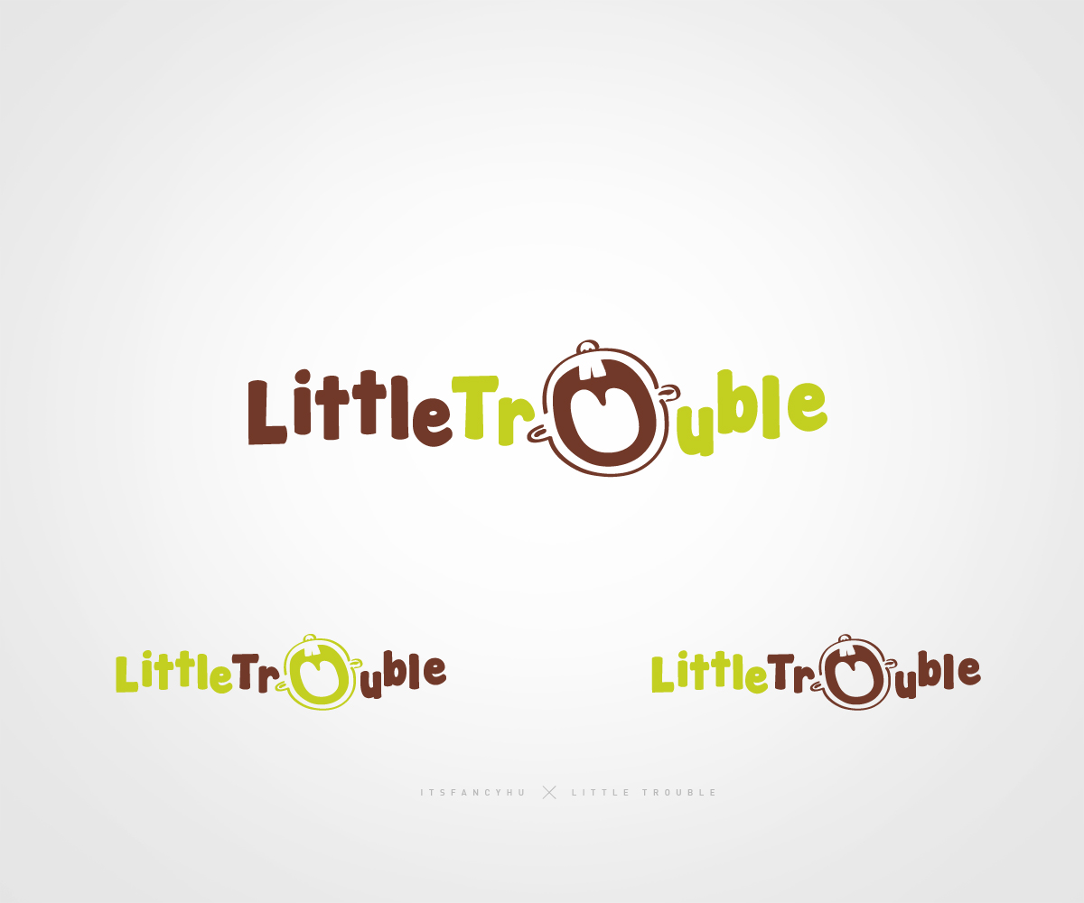 Logo Design by It'sFancy for Little Trouble | Design #1346594