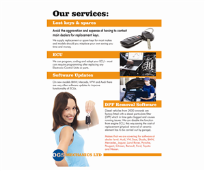 Design de Flyer par Purple plasma pour ogs mechanics ltd | Design : #4710688