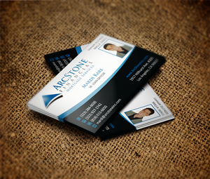 ArcStone Financial Business Card Design 