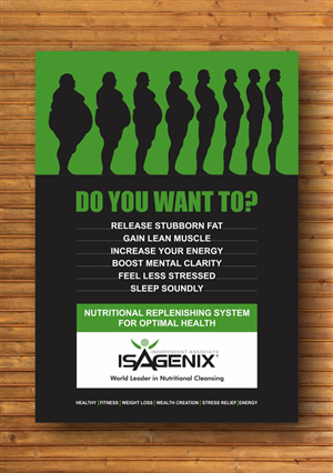 Isagenix Poster | Poster Design by cb1318