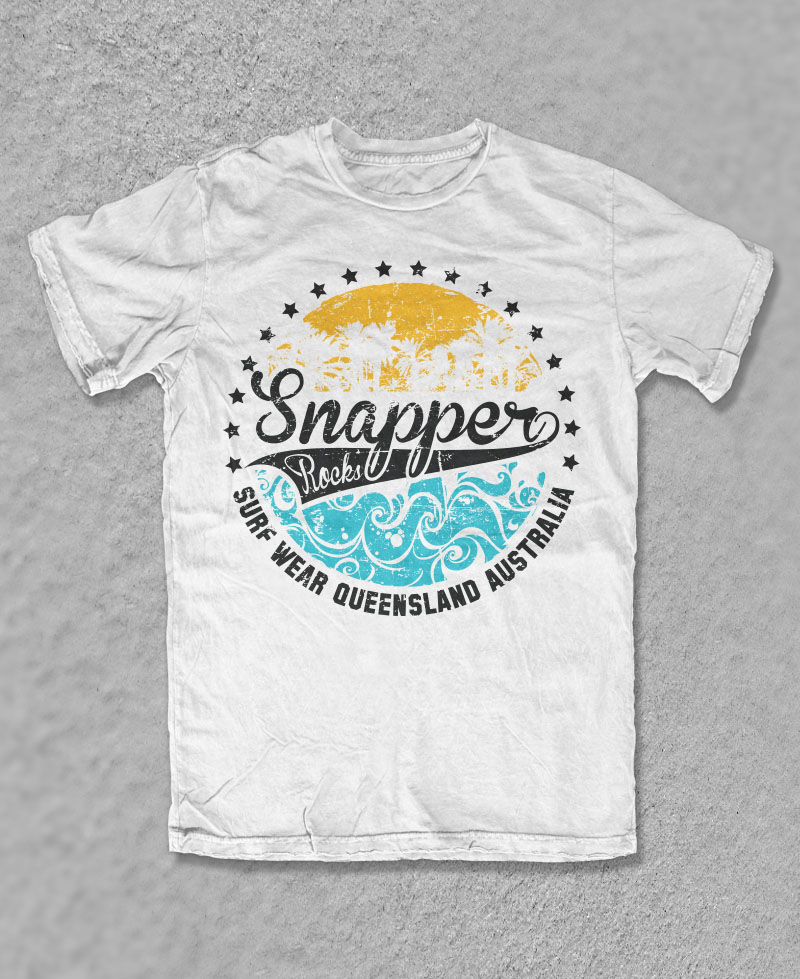 T-Shirt-Design von AppleART für Snapper Rocks | Design #1310440