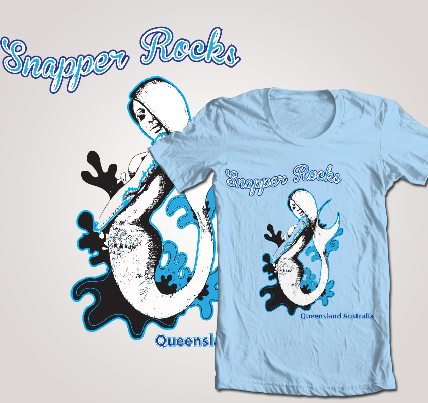 T-shirt Design by Percycute for Snapper Rocks | Design #1333298