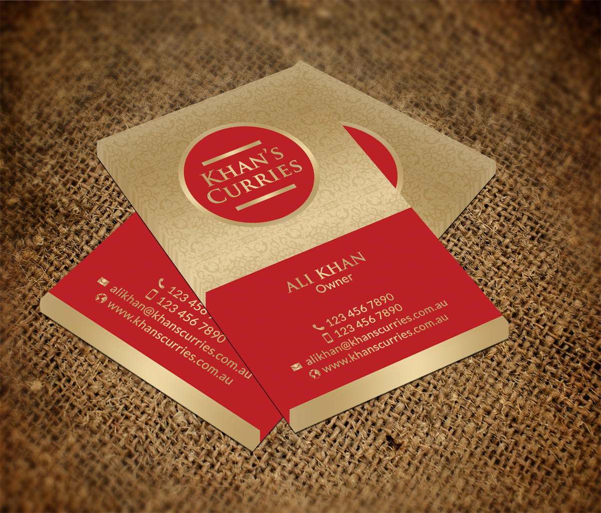 Business Card Design by Sarah Haroon for this project | Design #4620420