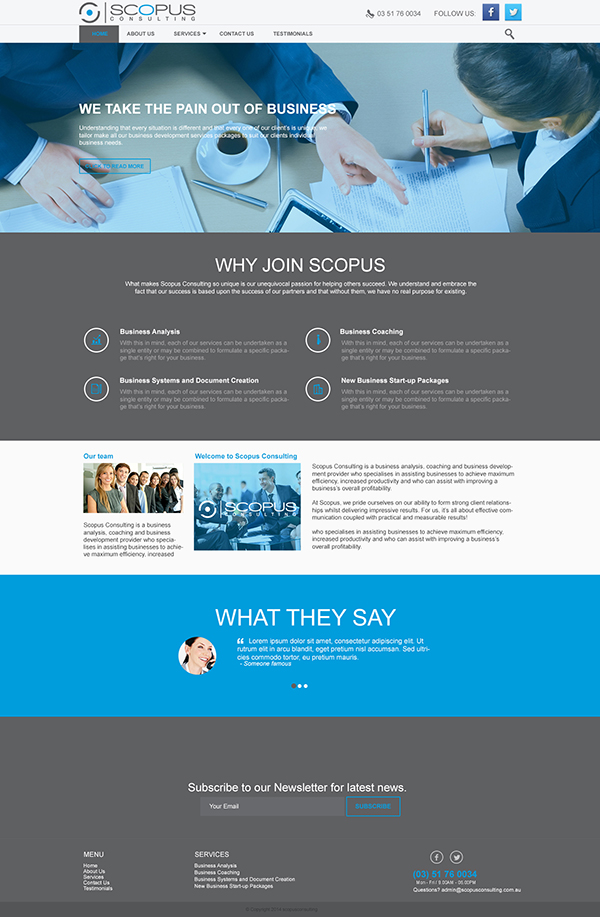 Web-Design von designbox für Scopus Consulting | Design #4628967