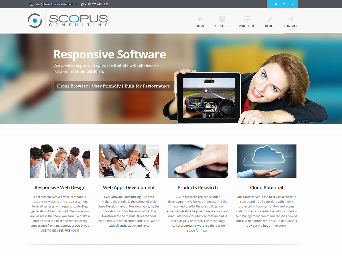 Web Design par Sashi pour Scopus Consulting | Design #4623430