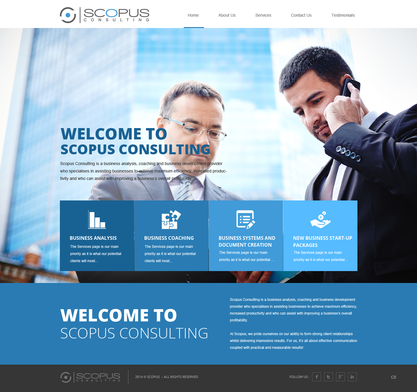 Web Design par pb pour Scopus Consulting | Design #4628269