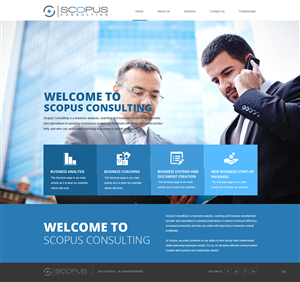 Web Design par pb pour Scopus Consulting | Design : #4628269