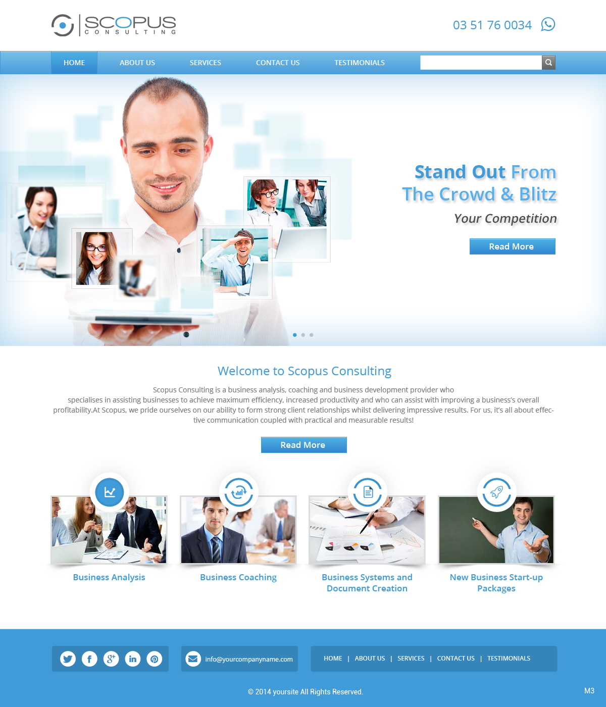 Web Design par pb pour Scopus Consulting | Design #4628278