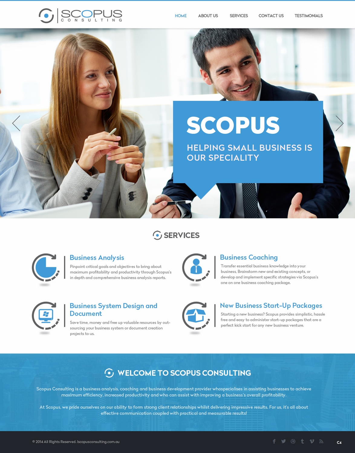 Web Design par pb pour Scopus Consulting | Design #4628283