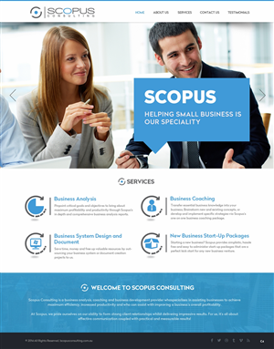 Web Design par pb pour Scopus Consulting | Design : #4628283