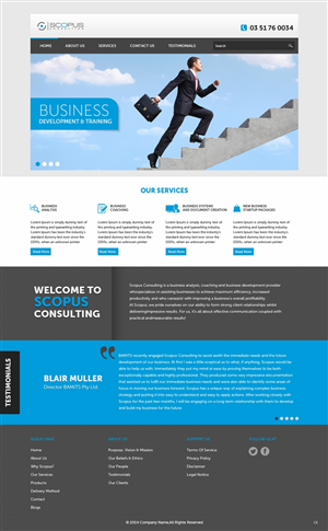 Web Design par pb pour Scopus Consulting | Design : #4630515