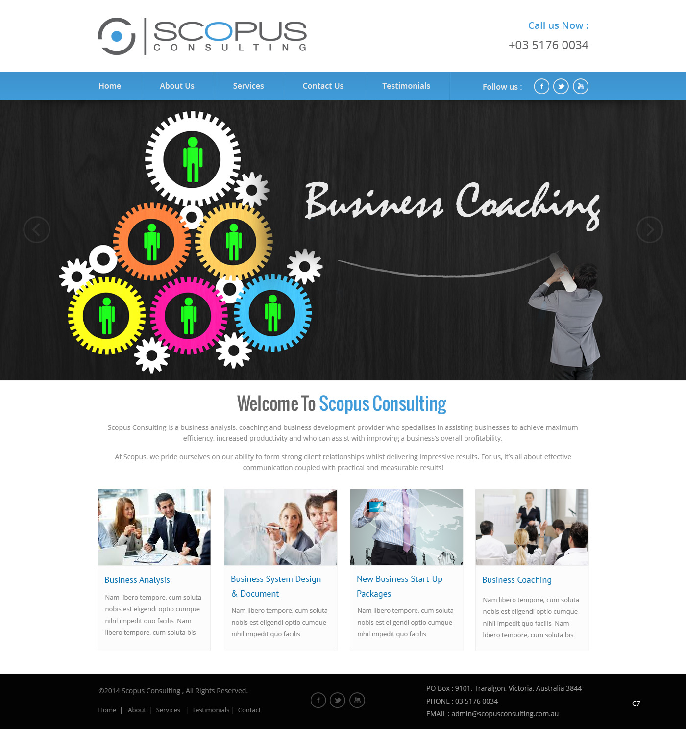 Web Design par pb pour Scopus Consulting | Design #4630527