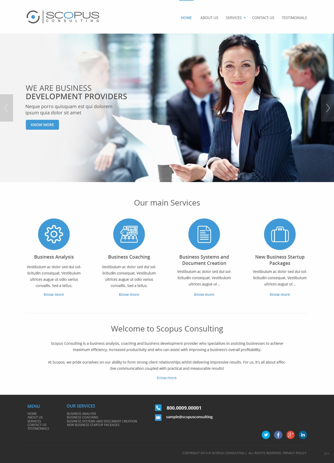 Web Design par pb pour Scopus Consulting | Design #4630544