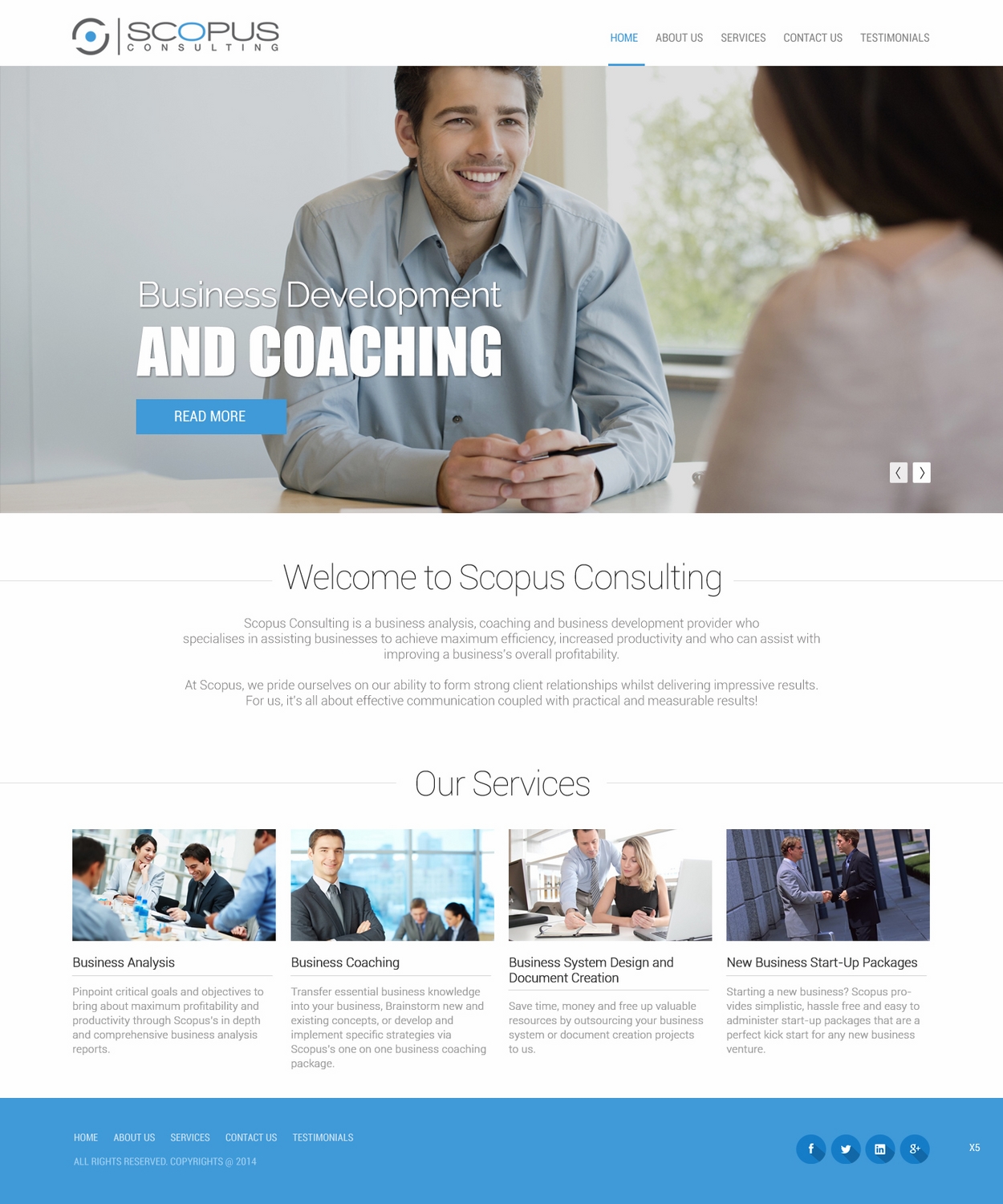 Web Design par pb pour Scopus Consulting | Design #4630563