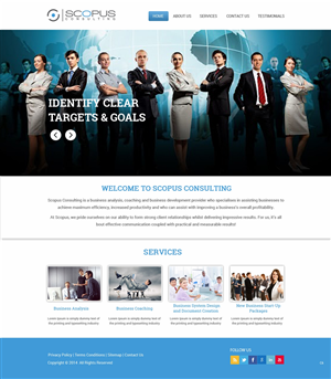 Web Design par pb pour Scopus Consulting | Design : #4630565