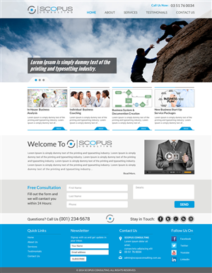 Web Design par Sbss pour Scopus Consulting | Design : #4631941