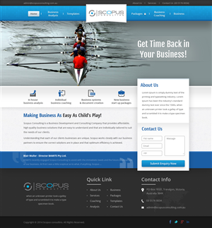 Web Design par Sbss pour Scopus Consulting | Design : #4633399