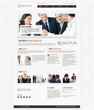 Web Design par nextconcept pour Scopus Consulting | Design : #4702092