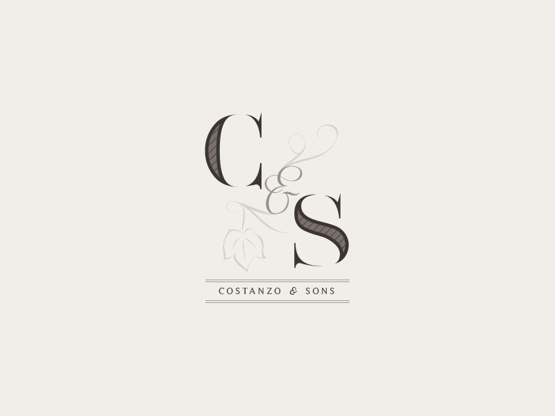 Logo Design by NPaceStudio for Costanzo & Sons | Design #4631550
