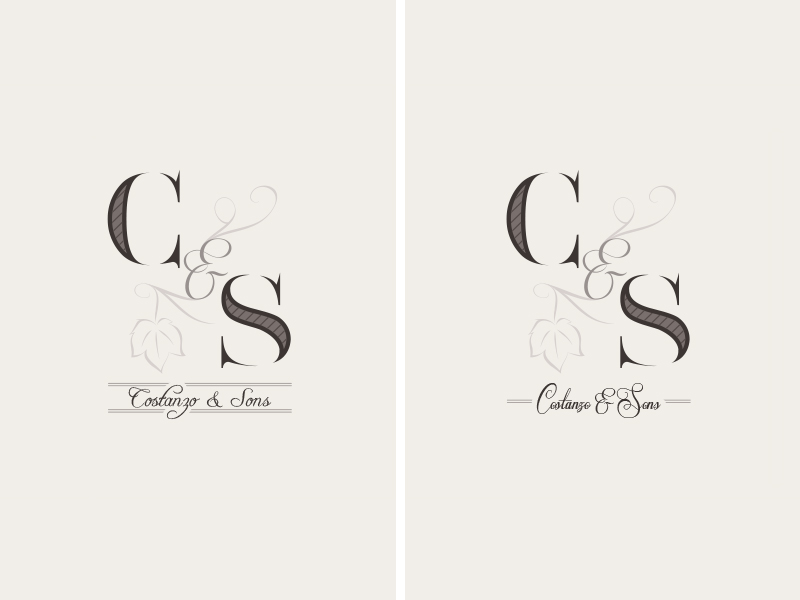 Diseño de Logo por NPaceStudio para Costanzo & Sons | Diseño #4635930