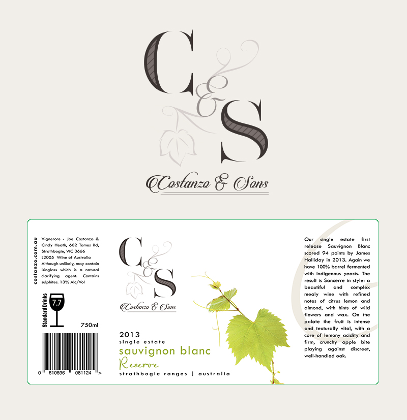 Logo Design by NPaceStudio for Costanzo & Sons | Design #4638878