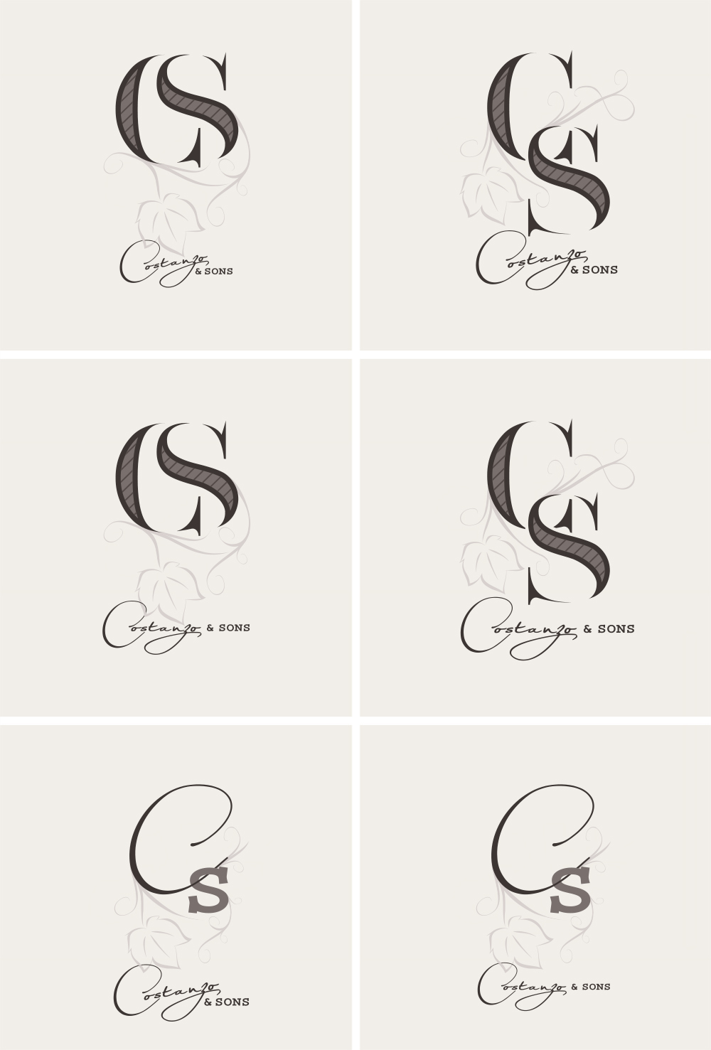 Logo Design by NPaceStudio for Costanzo & Sons | Design: #4683672