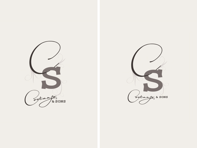 Logo Design by NPaceStudio for Costanzo & Sons | Design #4700994