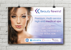 Beauty, Health & Skincare Medical Spa Needs wall sign design | Design de Panneau par Tomi and Edó