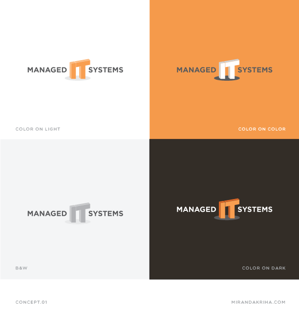 Logo Design by mksauce23 for Managed IT Systems Ltd | Design #4638767