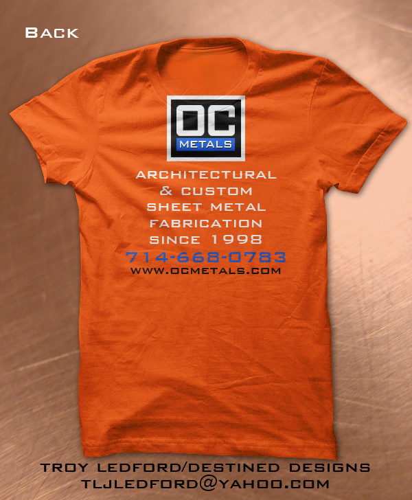Design de T-shirt par DestinedDesigns pour OC Metals | Design #4659901