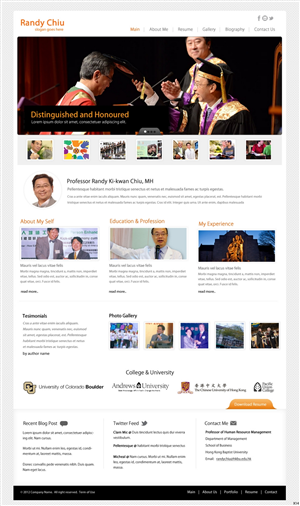Wordpress Design by pb for this project | Design: #1329104