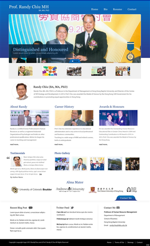 Wordpress Design by pb for this project | Design: #1339532