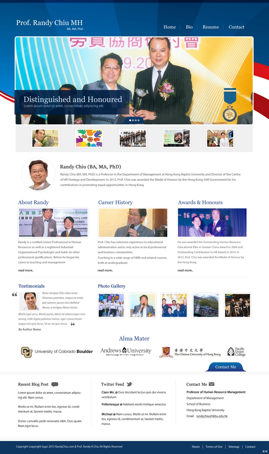 Wordpress Design by pb for this project | Design #1347095