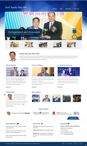 Wordpress Design by pb for this project | Design: #1347097