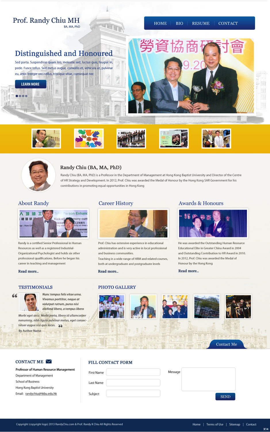 Wordpress Design by pb for this project | Design #1353753