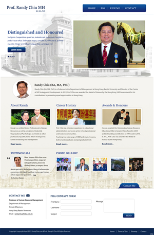 Wordpress Design by pb for this project | Design: #1361877