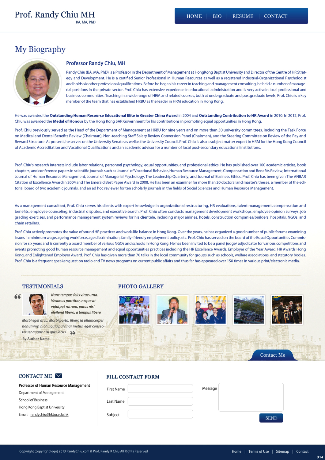 Wordpress Design by pb for this project | Design #1362285